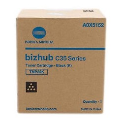 TONER KONIKA MINOLTA A0X5152 TNP22K NERO 6000COPIE ORIGINALE