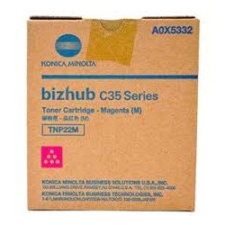 TONER KONIKA MINOLTA A0X5352 TNP22M MAGENTA 6000COPIE ORIGINALE