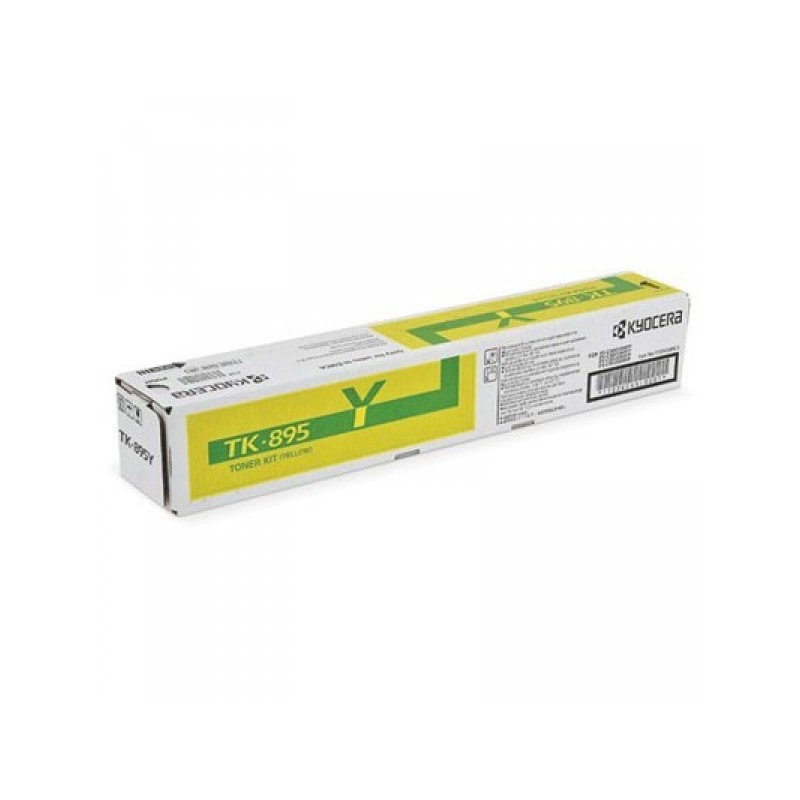 TONER KYOCERA TK 895 YELLOW 6000 COPIE ORIGINALE 1T02K0ANL0 FS C8020 FS C8025