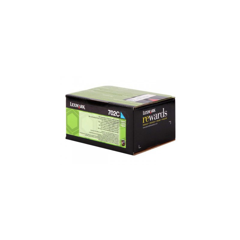 TONER LEXMARK 702 BK C70C20KO BLACK ORIGINALE