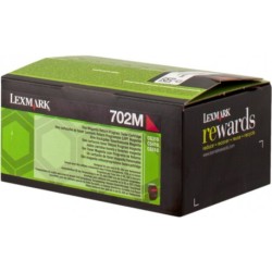 TONER LEXMARK 702M MAGENTA 70C20M0 ORIGINALE