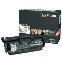 TONER LEXMARK X651A11E NERO ORIGINALE 7000COPIE