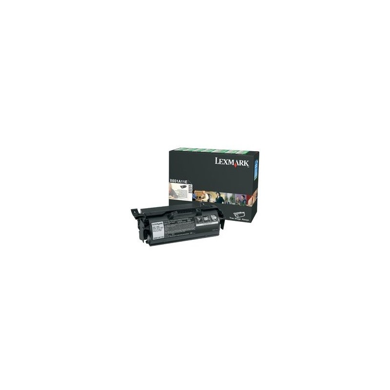 TONER LEXMARK X651A11E NERO ORIGINALE 7000COPIE