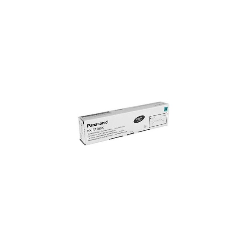 TONER PANASONIC KX FAT88X NERO ORIGINALE 2000COPIE