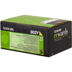 TONER X LEXMARK C802 80C20Y0 YELLOW