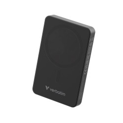 VERBATIM Charge 'n' Go Essential Magnetic Wireless Charging Power Bank 10000 mAh – Black COD 32227 EAN Code 0023942322276