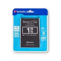VERBATIM HDD 1TB COD 53023  USB COLORE Black