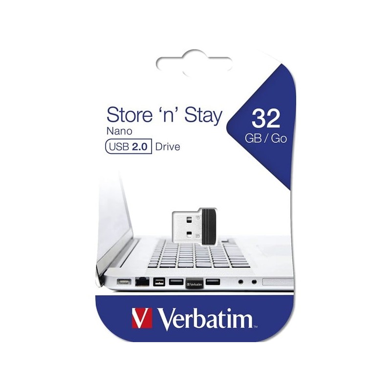VERBATIM PEN DRIVE 98130 32GB USB DRIVE NANO TASSA SIAE INCLUSA