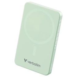 VERBATIM POWER BANK 5000 Essntls verde MagW 32226 T.-Code: 85076000 EAN Code 0023942322269