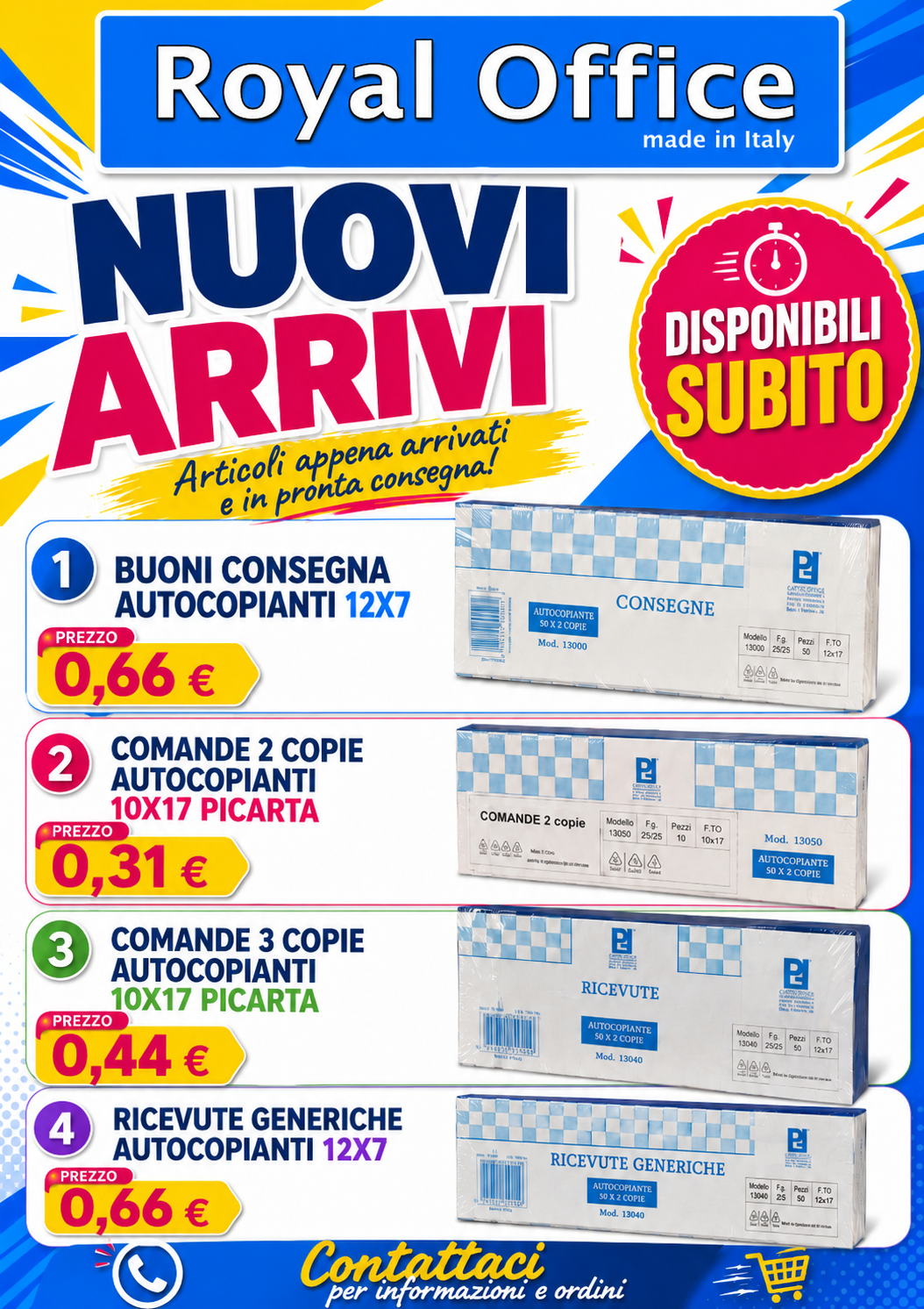 RICEVUTE E COMANDE