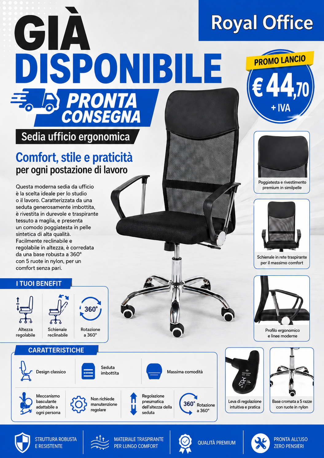 SEDIA UFFICIO 